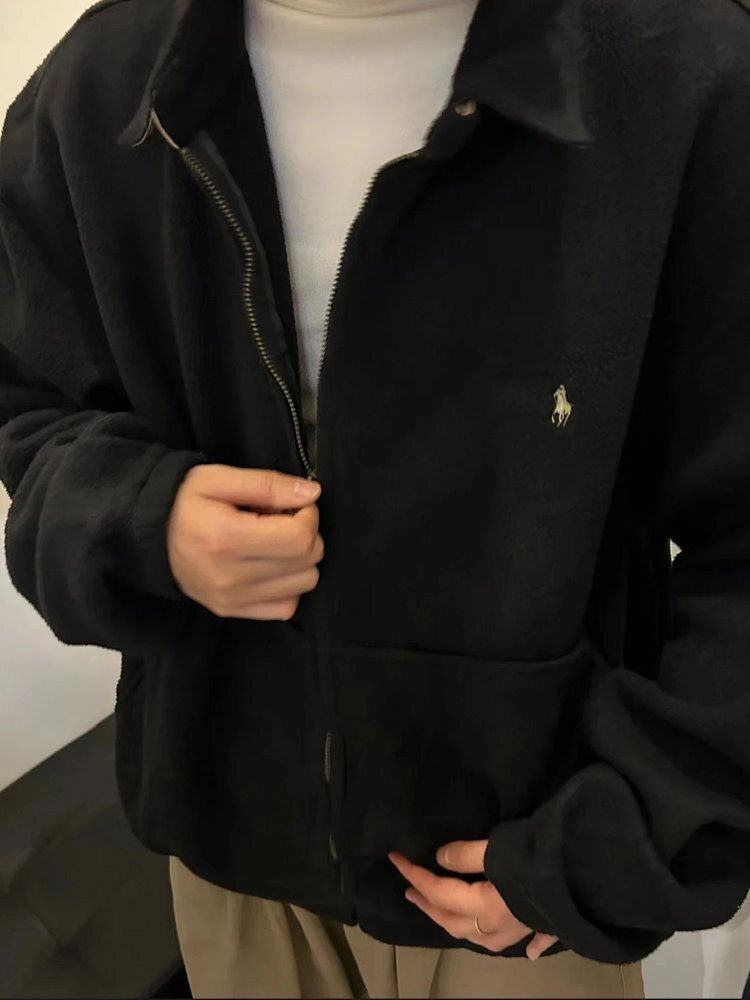 Ralph Lauren Fleece Jacket with Zip Collar