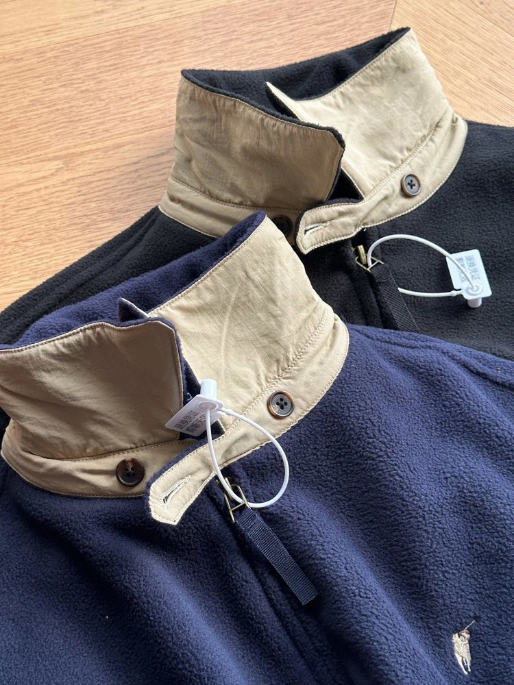 Ralph Lauren Fleece Jacket with Zip Collar