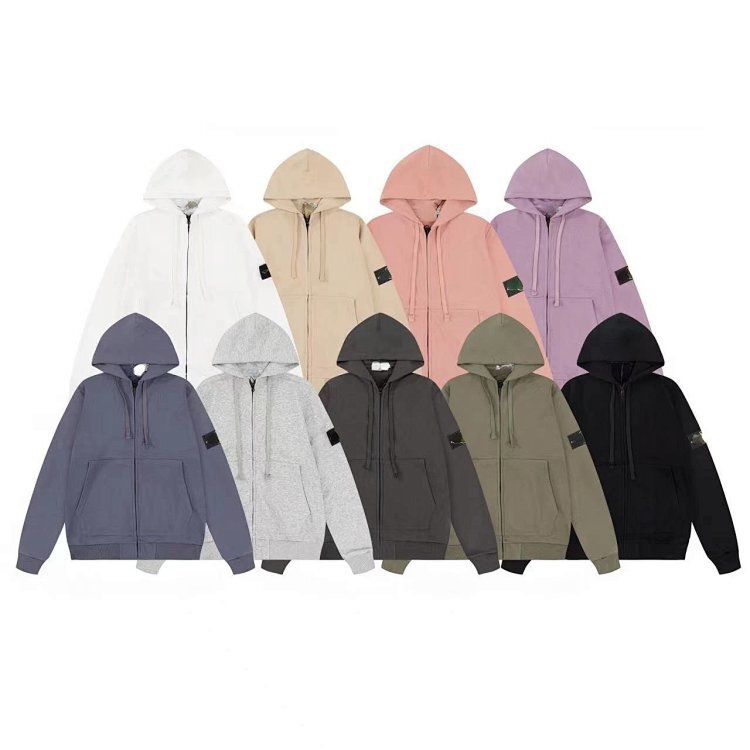 Stone Island Zip-Up Hoodie